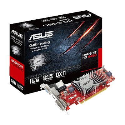 การ์ดจอ ASUS หน่วยความจำ DDR3 1GB