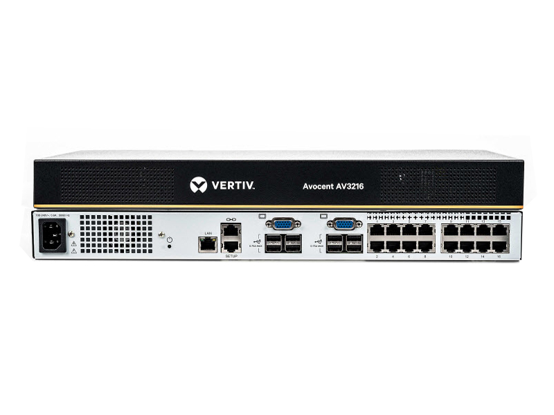KVM Switch Avocent สำหรับศูนย์ข้อมูลและตู้แร็ค
