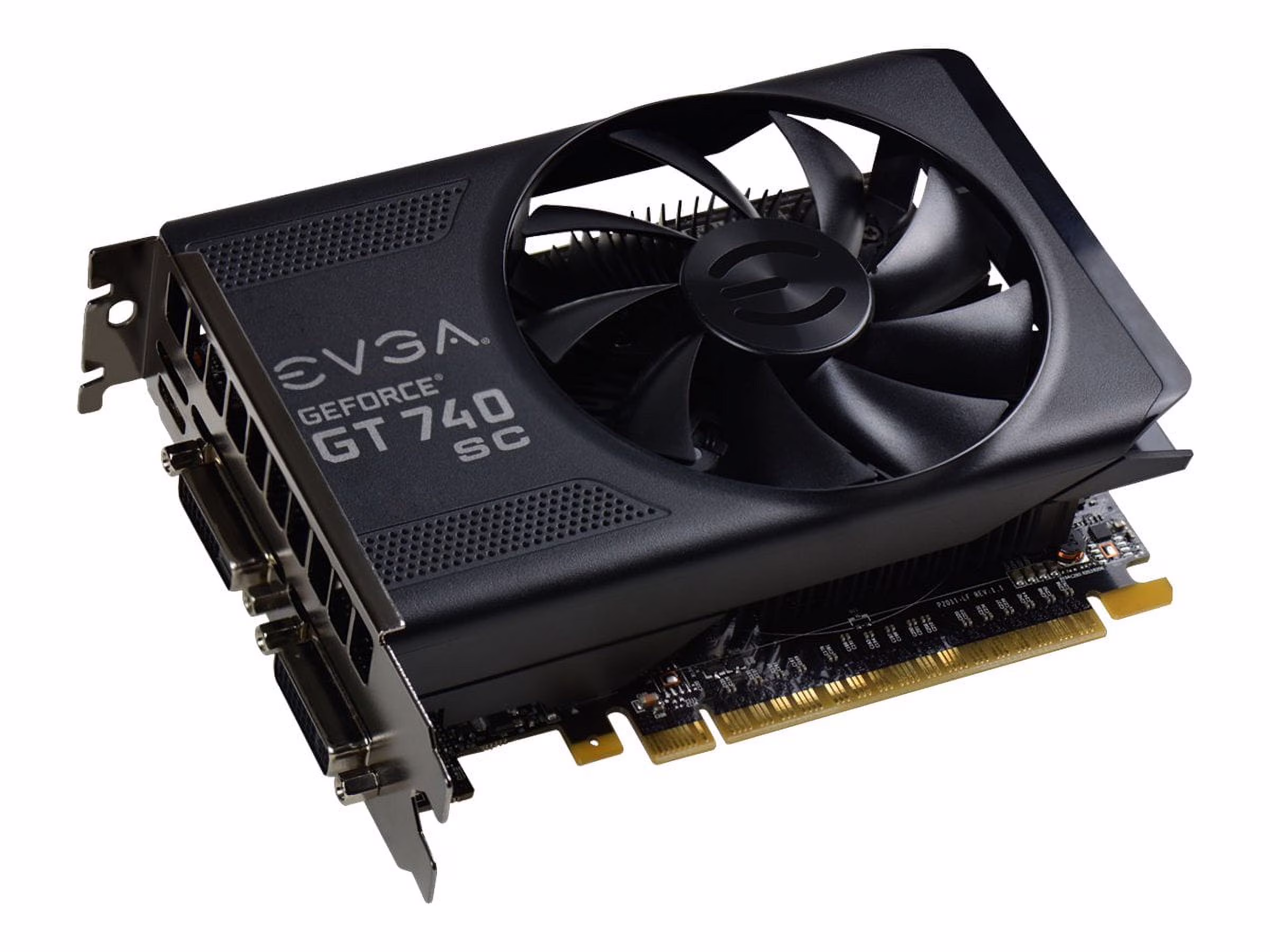 การ์ดจอ EVGA หน่วยความจำ GDDR5 1GB