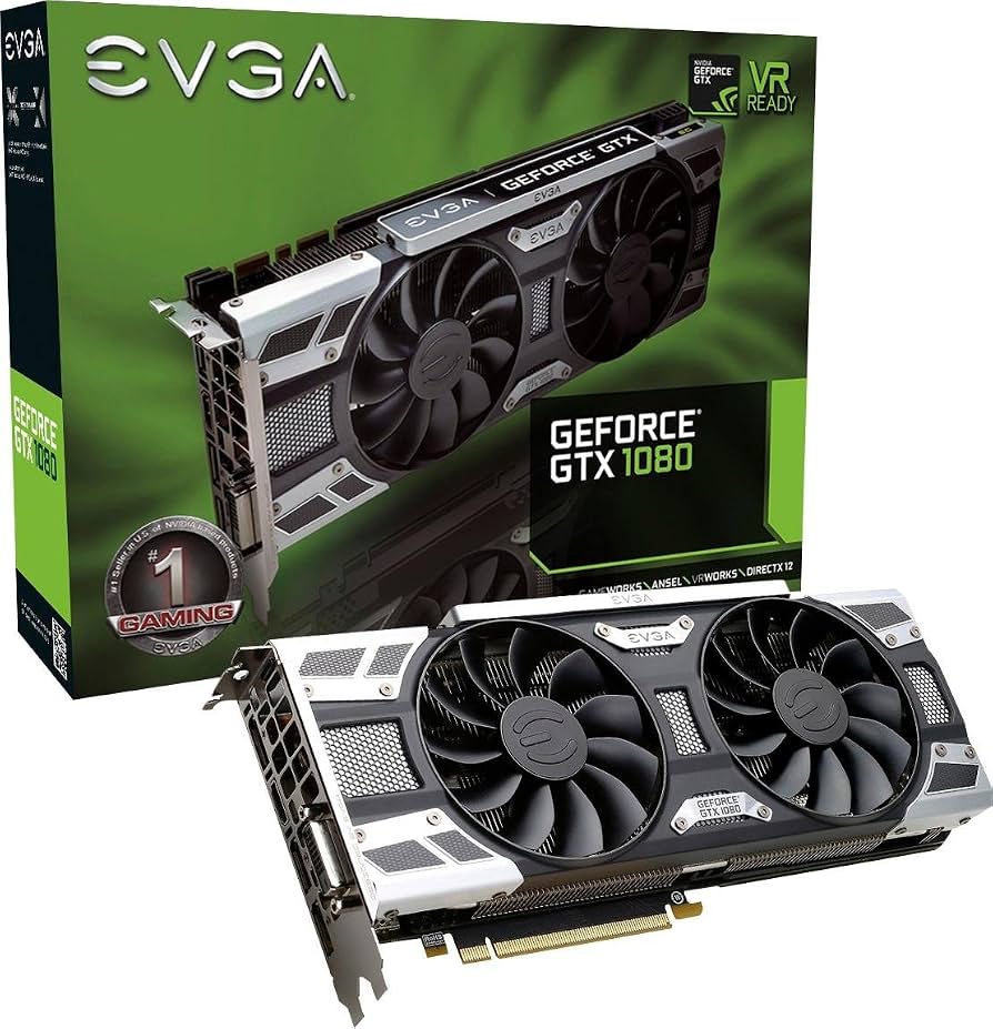 การ์ดจอ EVGA หน่วยความจำ GDDR5X 8GB