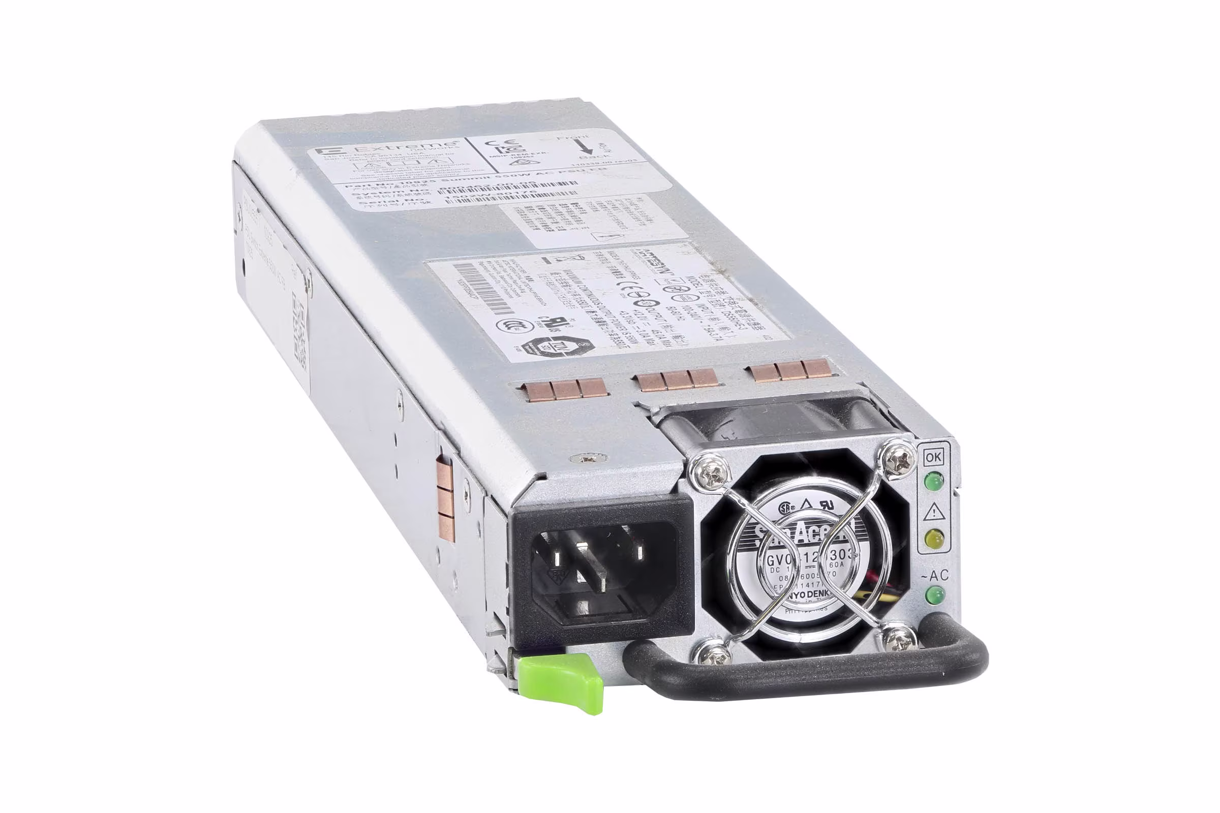 พาวเวอร์ซัพพลายสำหรับสวิตช์เครือข่ายของ Extreme Networks
