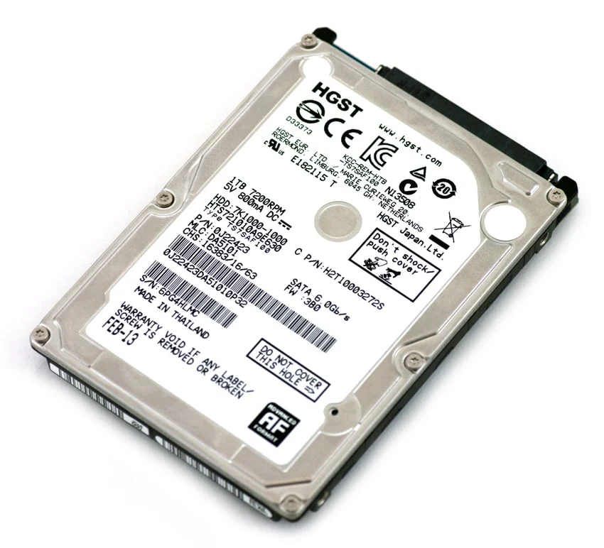 ไดรฟ์ HGST Ultrastar ความจุ 1TB สำหรับเซิร์ฟเวอร์