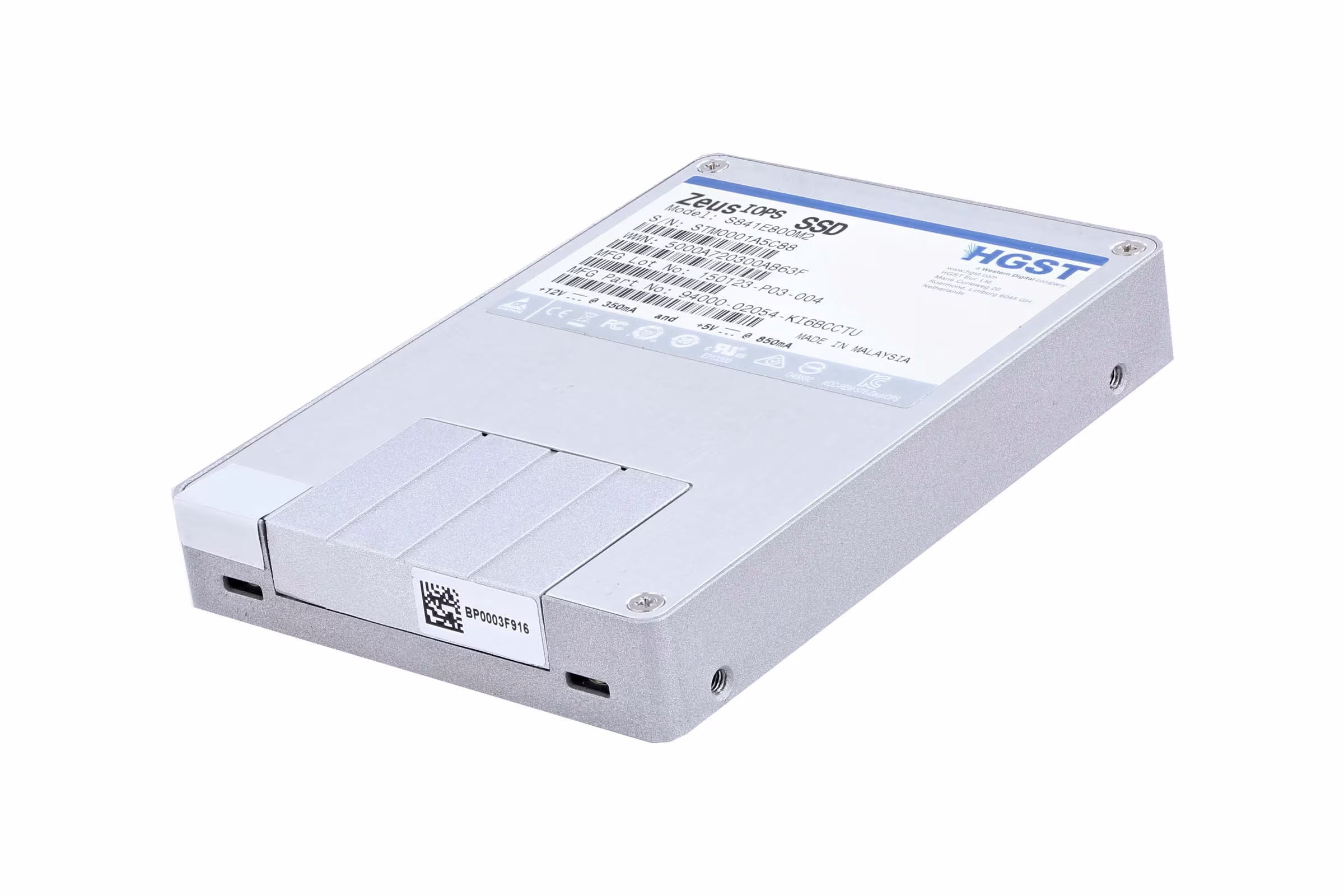 SSD HGST Ultrastar ความจุ 800GB สำหรับเซิร์ฟเวอร์