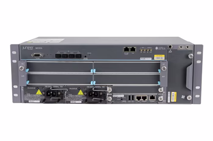 เราเตอร์ Juniper ตระกูล MX พร้อมไลน์การ์ดและ Routing Engine