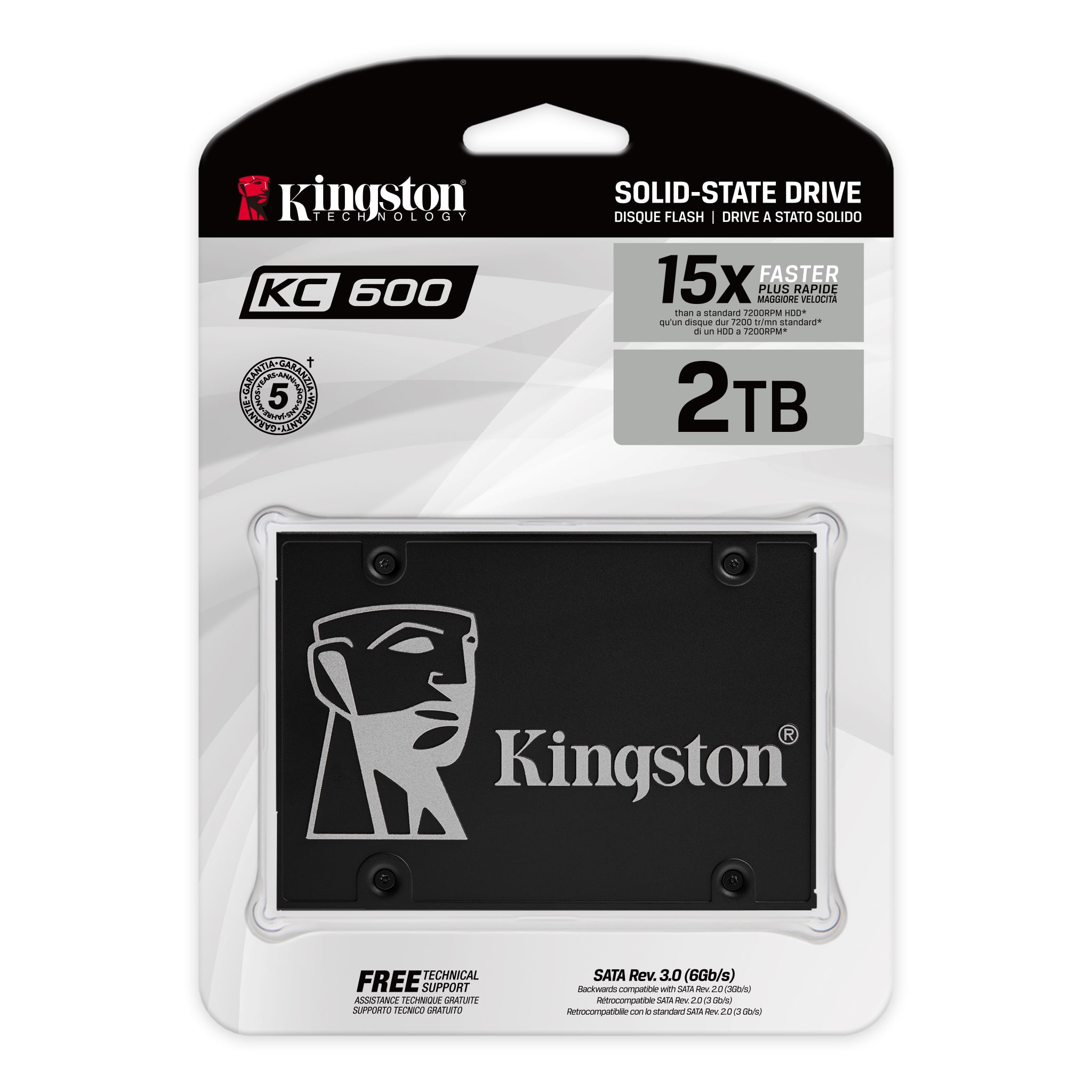 SSD Kingston ความจุ 2TB สำหรับเซิร์ฟเวอร์