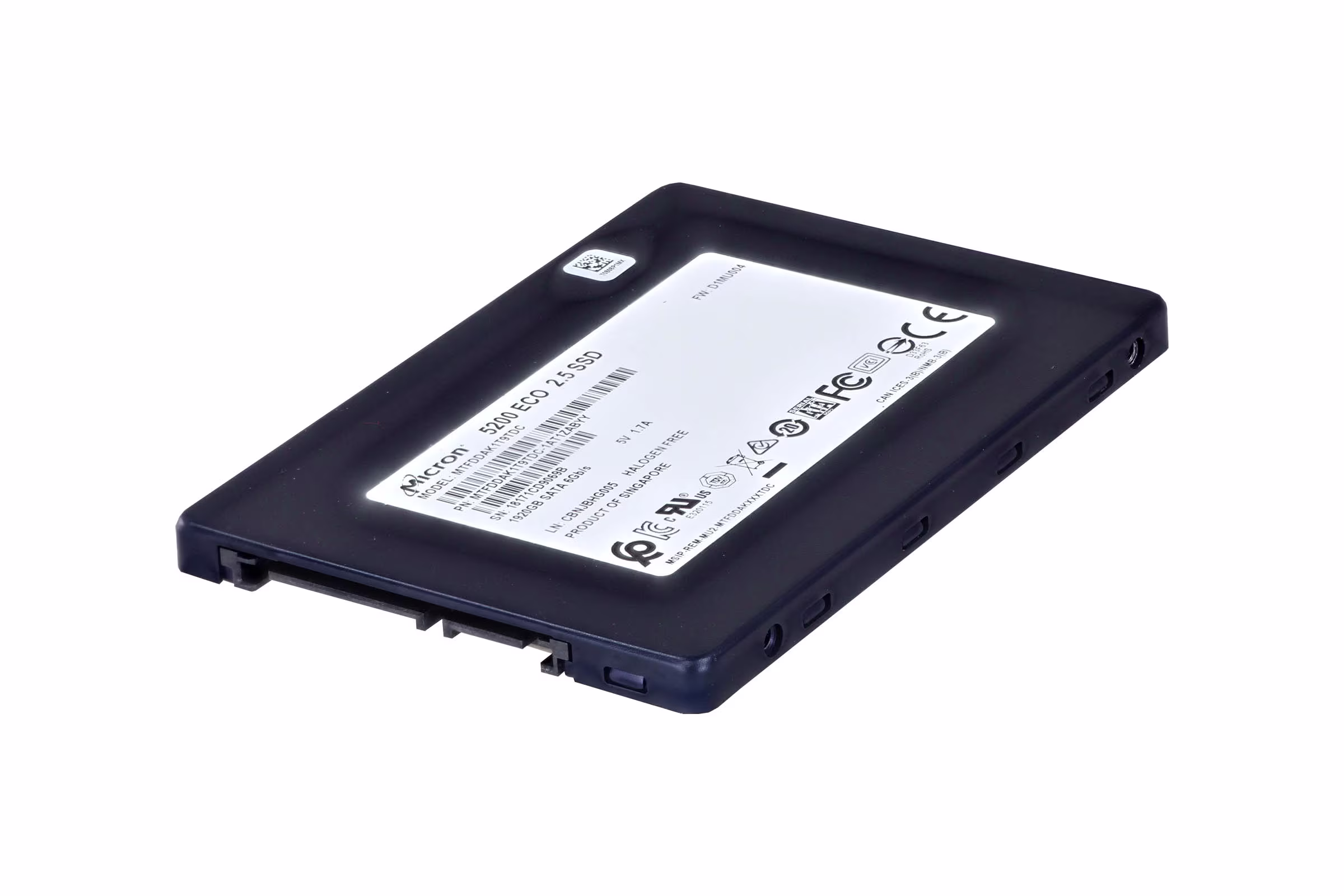SSD Micron ความจุ 1.92TB สำหรับเซิร์ฟเวอร์