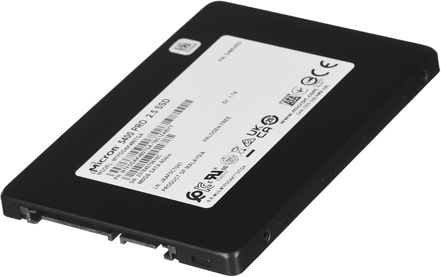 SSD Micron ความจุ 480GB สำหรับเซิร์ฟเวอร์