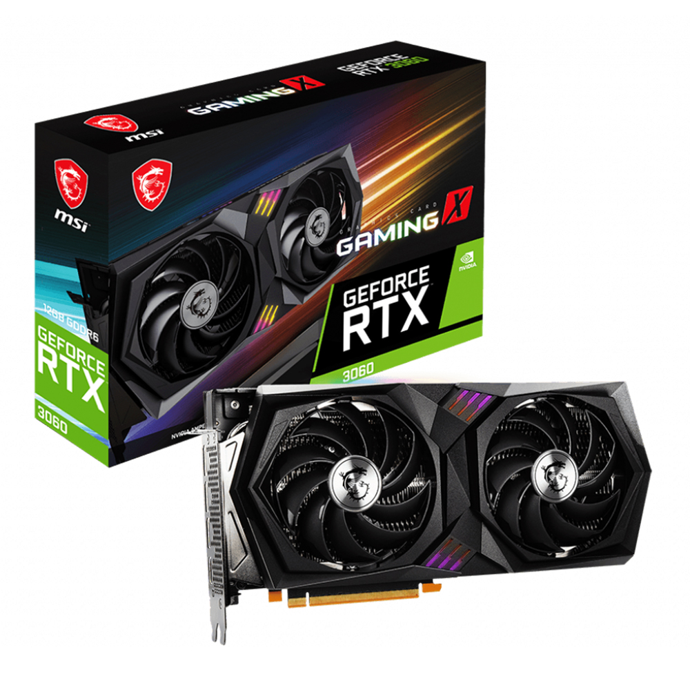 การ์ดจอ MSI หน่วยความจำ GDDR6 12GB