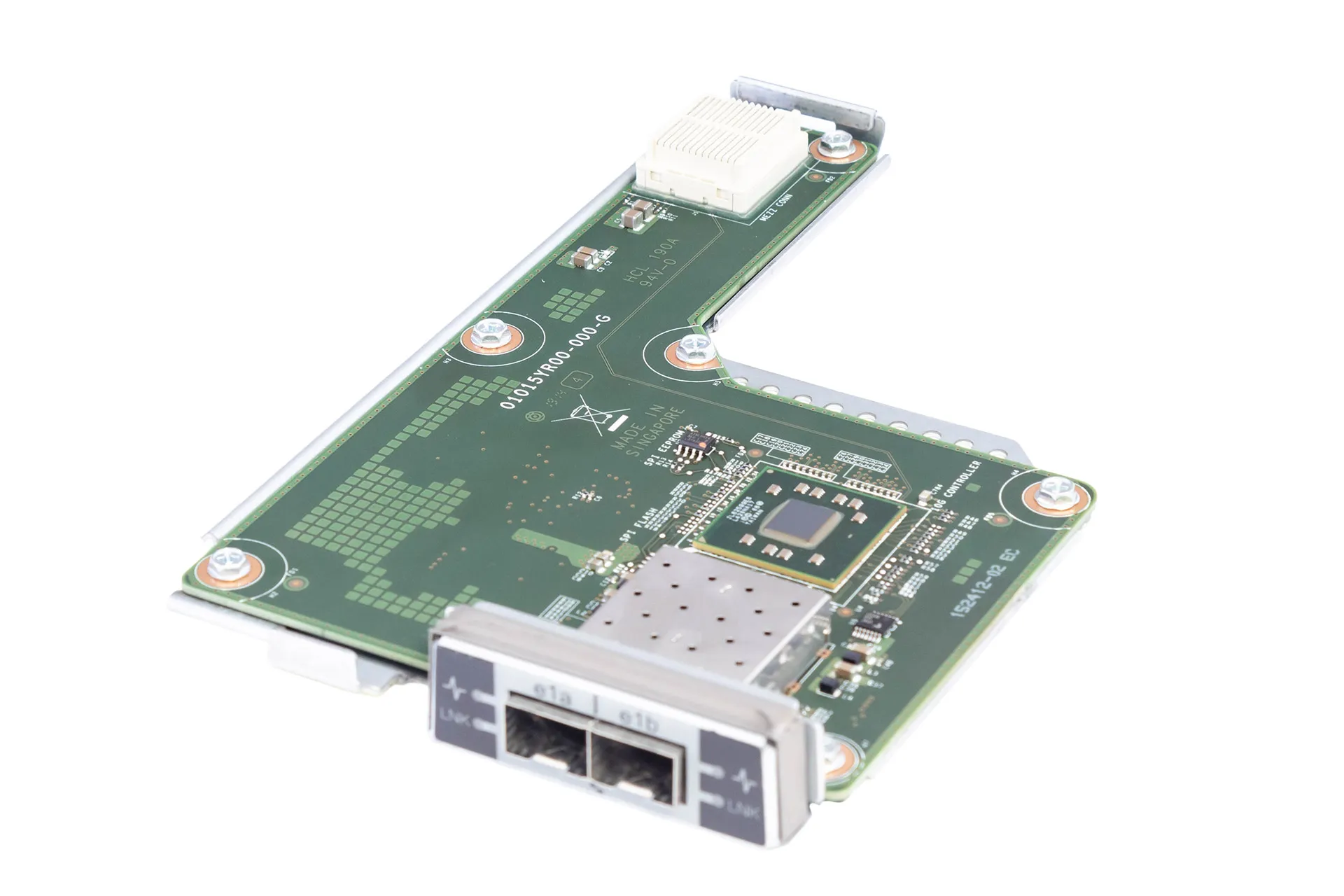 การ์ดเครือข่าย NetApp และโมดูลออปติก SFP สำหรับสตอเรจ FAS
