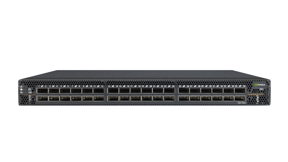สวิตช์ Mellanox InfiniBand และอีเทอร์เน็ต 100 กิกะบิต