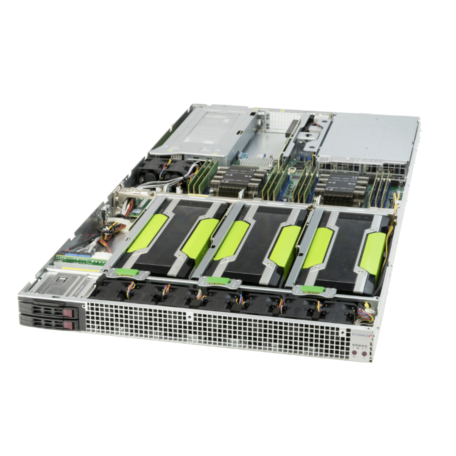 การ์ด GPU Supermicro หน่วยความจำ HBM2E 80GB