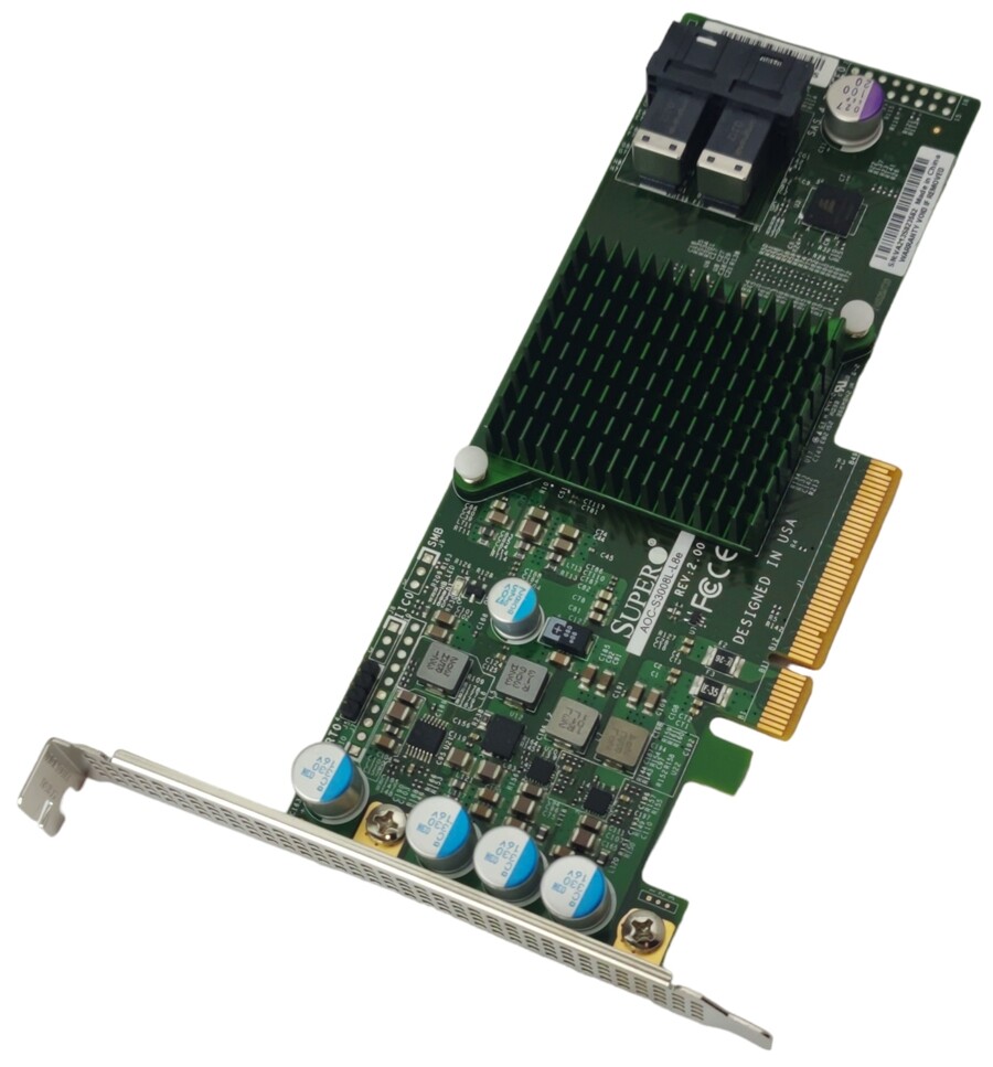 การ์ด HBA Supermicro แบบ SAS 12Gb สำหรับเซิร์ฟเวอร์