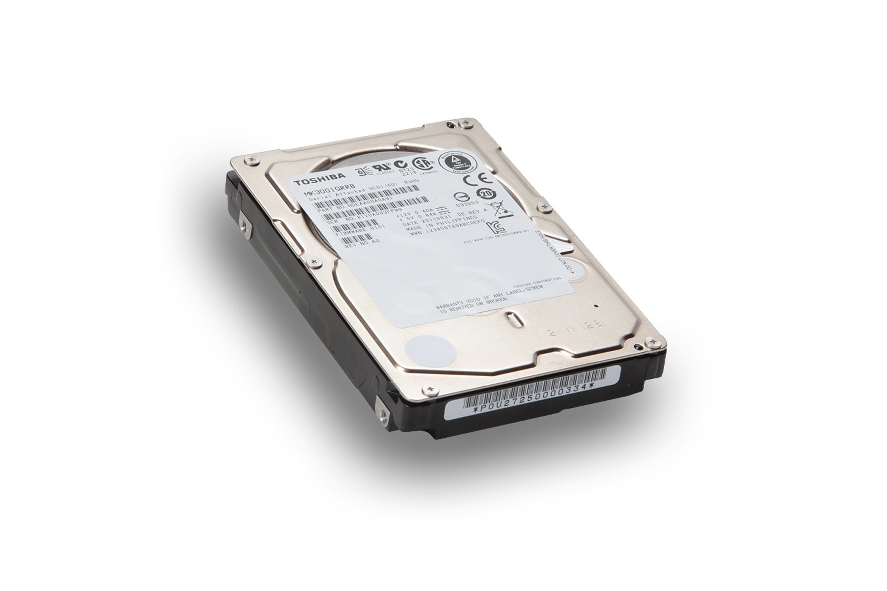 ฮาร์ดดิสก์และ SSD Toshiba ความจุ 147GB สำหรับเซิร์ฟเวอร์
