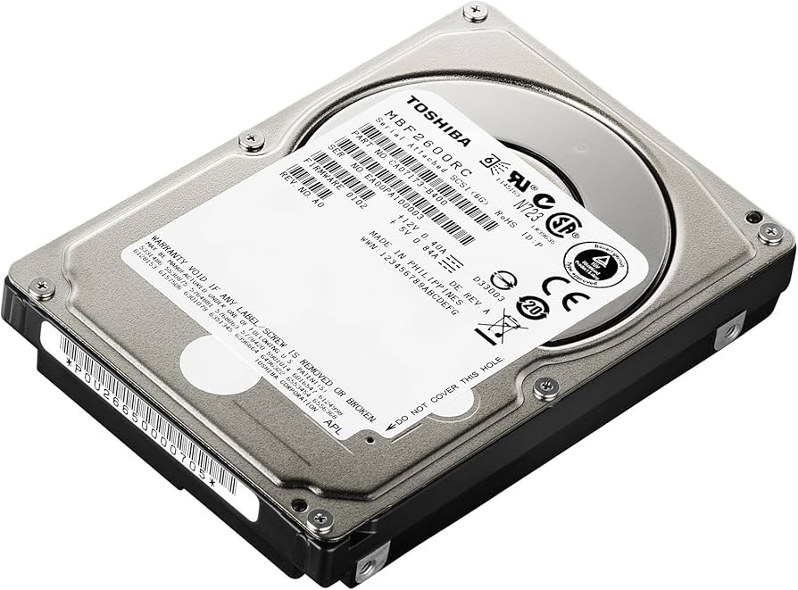 ฮาร์ดดิสก์และ SSD Toshiba ความจุ 300GB สำหรับเซิร์ฟเวอร์