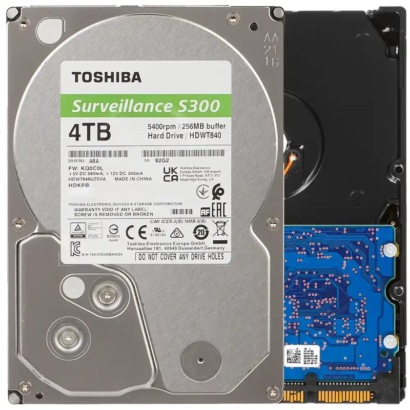 ฮาร์ดดิสก์และ SSD Toshiba ความจุ 4TB สำหรับเซิร์ฟเวอร์