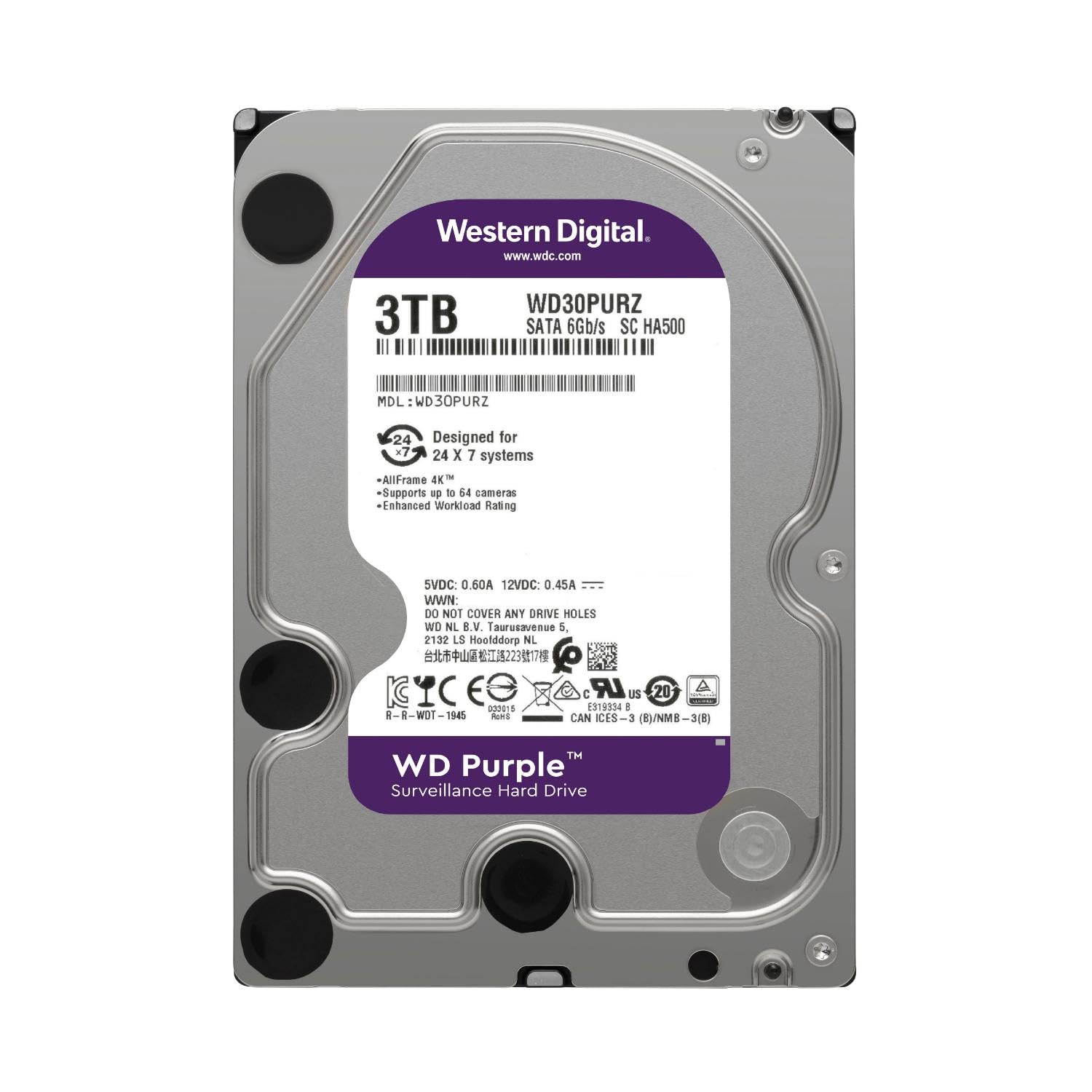 ฮาร์ดดิสก์และ SSD Western Digital ความจุ 3TB สำหรับเซิร์ฟเวอร์