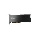 AMD Instinct MI210 PCIe 4.0 x16 GPU accelerator, 64GB HBM2e, 4096-bit bus, 1.6-1.7GHz, 104 compute units, 6656 stream processors, passive cooling, dual-slot full-height form factor for datacenter HPC and AI workloads.