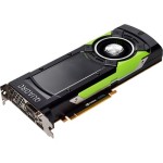 HP 1ZE81AA Quadro GP100 Pascal 16GB HBM2 4096-Bit PCIe 3.0 x16 4-DisplayPort 1-DVI 1x 8-Pin Dual-Slot Graphics Card