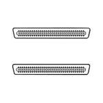 HP 341177-B21 12 Ft SCSI Data Transfer Cable Vhdci male to HD68 male
