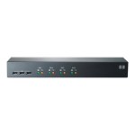 HP 439323-001 4 x Ports 1U Rack-mountable USB/PS2 KVM Console Switch