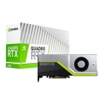 Nvidia 699-5G150-0510-506 Quadro RTX 6000 Turing 24GB GDDR6 384-Bit PCIe 3.0 x16 4-DisplayPort 1-USB-C 1x 8-Pin 1x 6-Pin Dual-Slot Graphics Card