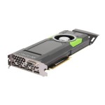 Nvidia 699-5G611-0500-200 Quadro P6000 Pascal 24GB GDDR5X 384-Bit PCIe 3.0 x16 4-DisplayPort 1-DVI 1x 8-Pin Dual-Slot Graphics Card