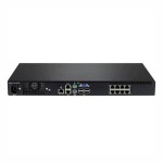 IBM 69Y6010 8 x Ports RJ-45 + 1 x Port VGA 15-Pin 1U Rack-Mountable Console KVM Switch