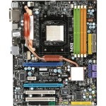 7374-010 MSI Socket AM2+ Nvidia nForce 750a SLI Chipset AMD Phenom X4/ Phenom X3/ AMD Athlon/ AMD Sempron Processors Support DDR2 4x DIMM 6x SATA 3.0Gb/s ATX Motherboard