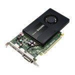 HP 764899-001 NVIDIA Quadro K2200 4GB GDDR5 128-Bit 2 x DisplayPorts/1 x Dual Link DVI-I PCI Express 2.0 x16 Video Graphics Card
