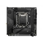 7D05-001R MSI MEG Z590I UNIFY Socket LGA 1200 Intel Z690 Chipset Intel Core / Pentium Gold / Celeron Processors Support DDR4 4x DIMM 4x SATA3 ATX Motherboard