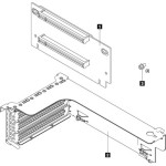 Lenovo 7xH7A02678 x16/x8 PCI Express FH Riser 1 Kit for ThinkSystem SR550 / SR590 / SR650