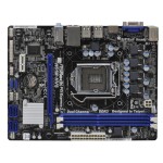 แอสร็อค 90-MXGIY0-A0UAYZ H61M-HVS Socket LGA 1155 Intel H61 Chipset 3rd & 2nd