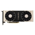 Nvidia 900-1G150-2500-000 Titan RTX 24GB GDDR6 384-Bit PCIe 3.0 x16 3-DisplayPort 1-HDMI 1-USB-C 2x 8-Pin Dual-Slot Graphics Card