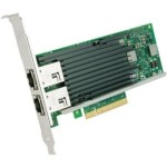 เดลล์ A5891456 Intel X540-T2 Dual Port 10GbE RJ45 PCIe 2.0 x8 รองรับ iSCSI