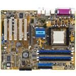 Asus A8V Desktop Board Athlon 64, Athlon 64 FX, Athlon 64 X2 Dual-Core, Sempron VIA K8T800Pro Socket 939 4GB DDR SDRAM 400 MHz, 333 MHz, 266 MHz ATX