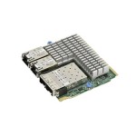Supermicro AOC-MH25G-M2S2T SIOM 2-port 25GbE SFP28 Mellanox CX-4 Lx EN and 2-port 10GbE RJ45 Intel X550