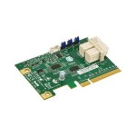 SUPERMICRO AOC-SLG3-2E4R - Supermicro AOC-SLG3-2E4R 2PORT NVME CONTROLLER