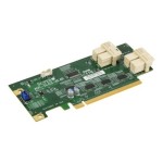 Supermicro AOC-SLG3-4E4R-O 4x Ports Internal MiniSAS HD 3.2GB/s PCI Express 3.0 x16 NVMe Host Bus Adapter