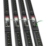 APC APDU9970 NetShelter Switched Rack PDU, 9K series, 0U, 30A, 120/208V, 16 NEMA 5-20R, 7 C13/C15, 1 C19/C21 outlets