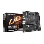 Gigabyte B550M K Socket AM4 AMD B550 Chipset Micro-ATX System Board (Motherboard) Supports Ryzen 4000/5000 G-Series DDR4 4x DIMM