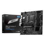 MSI B760MPD4 Pro B760M-P DDR4 Socket LGA1700 Intel B760 Chipset Micro-ATX System Board (Motherboard) Supports Core 13th/14th Gen Processor DDR4 4x DIMM