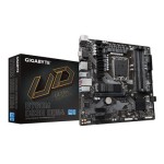 Gigabyte B760M DS3H DDR4 Intel Core Pentium / Gold / Celeron 14th / 13th / 12th Gen CPU B760 Chipset Socket LGA1700 4x DDR4 DIMM Slots 1x HDMI 1x D-Sub DisplayPort 2.5GbE LAN 4x SATA 6Gb/s Connectors Micro ATX Gaming Desktop System Board (Motherboard)