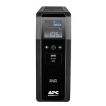 APC BR1200SI Back-UPS Pro, 1200VA/720W, Tower, 230V, 8x IEC C13 outlets, Sine Wave, AVR, USB Type A + C ports, LCD, User Replaceable Battery