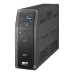 APC BR1500MS2 Back-UPS Pro 1500VA 900-Watts 120V 10 x NEMA 5-15R Outlets AVR USB Type A + C Ports LCD User Replaceable Battery Tower UPS