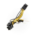 SUPERMICRO CBL-PWEX-1040 - 8-pin to Two 6+2 Pin 0.05m Power GPU Cable