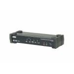 Aten CS1924M 4 x Display Ports Female + 4 x Ports USB 3.1 Female + 8 x Jacks Audio / Microphone KVM Switch