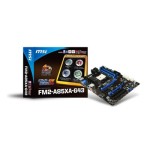 FM2-A85XA-G43 MSI Socket FM2 AMD A85X Chipset AMD A10/A8/A6/A4-Series Processors Support DDR3 4x DIMM 8x SATA 6.0Gb/s ATX Motherboard