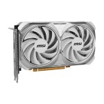 MSI G4060V2XW8C GeForce RTX 4060 VENTUS 2X WHITE OC 8GB GDDR6/128-Bit PCIe 4.0 x8 3-DisplayPort 1-HDMI Graphics Card