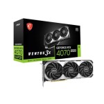 MSI G4070S12GV3C GeForce RTX 4070 Super 12G Ventus 3X OC 12GB GDDR6X 192-Bit PCI Express 4.0 x16 3x DisplayPorts/1x HDMI Graphics Card
