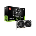 MSI G4070S12V2C GeForce RTX 4070 Super 12G Ventus 2X OC 12GB GDDR6X 192-Bit PCI Express 4.0 x16 3x DisplayPorts/1x HDMI Graphics Card